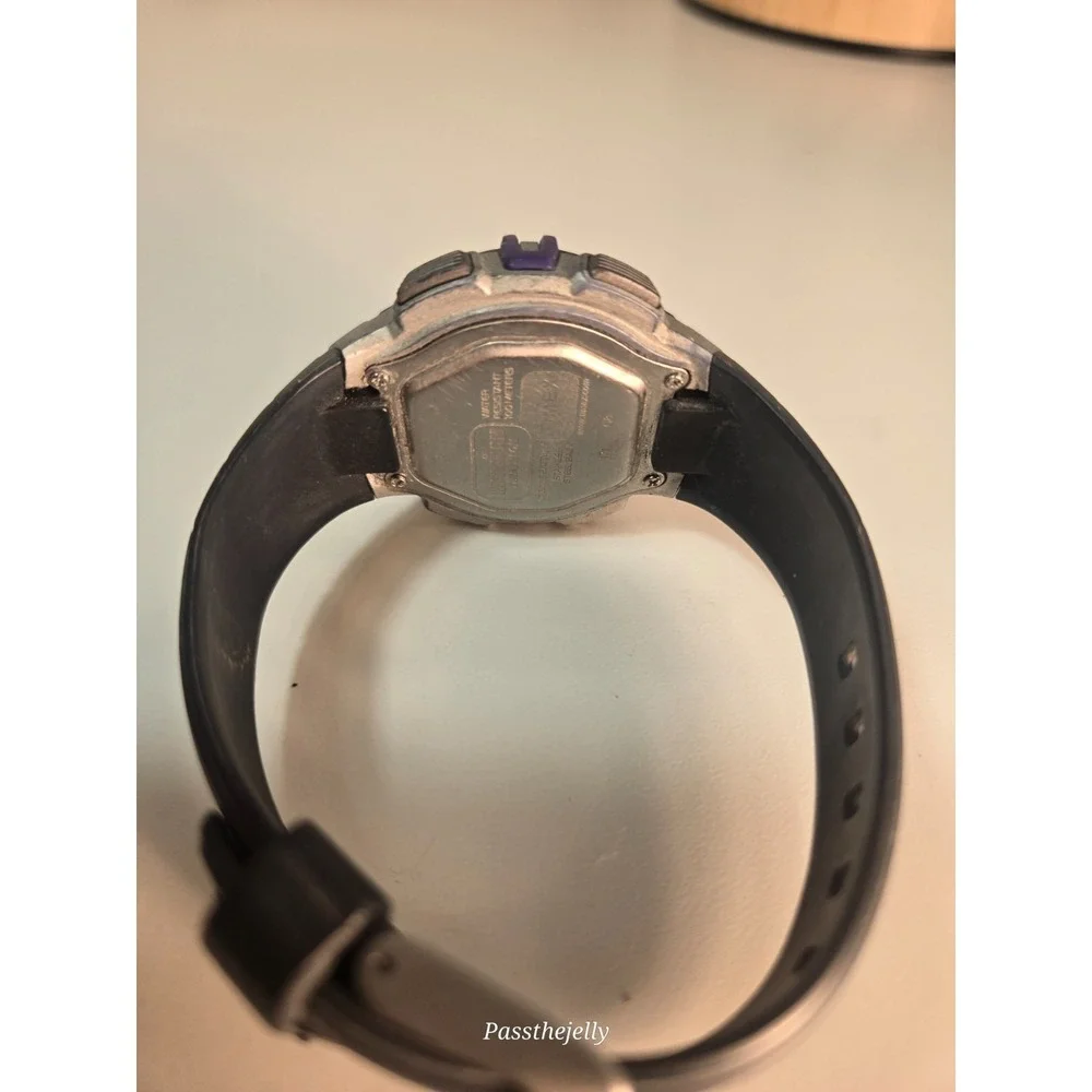 Timex Watch Mens Ironman Triathlon Digital 100M Alarm Chrono Purple