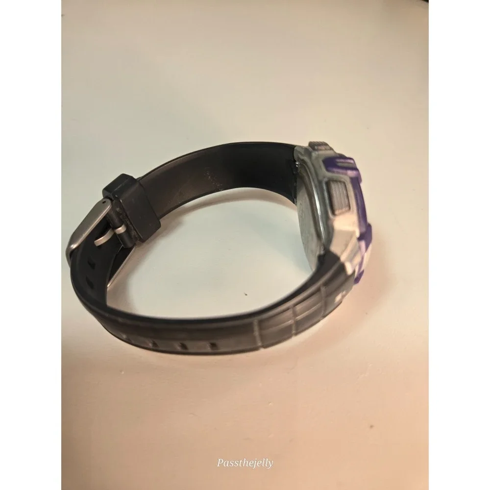 Timex Watch Mens Ironman Triathlon Digital 100M Alarm Chrono Purple
