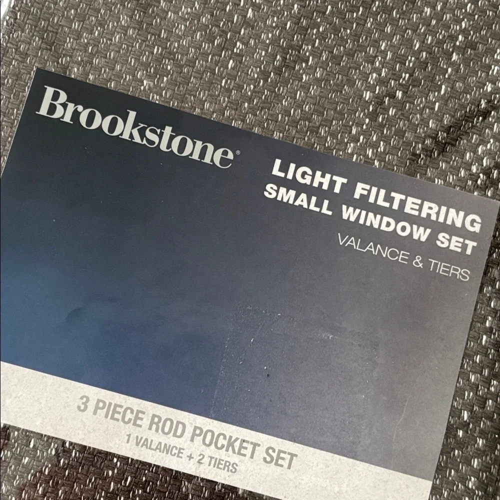 Brookstone curtain set
