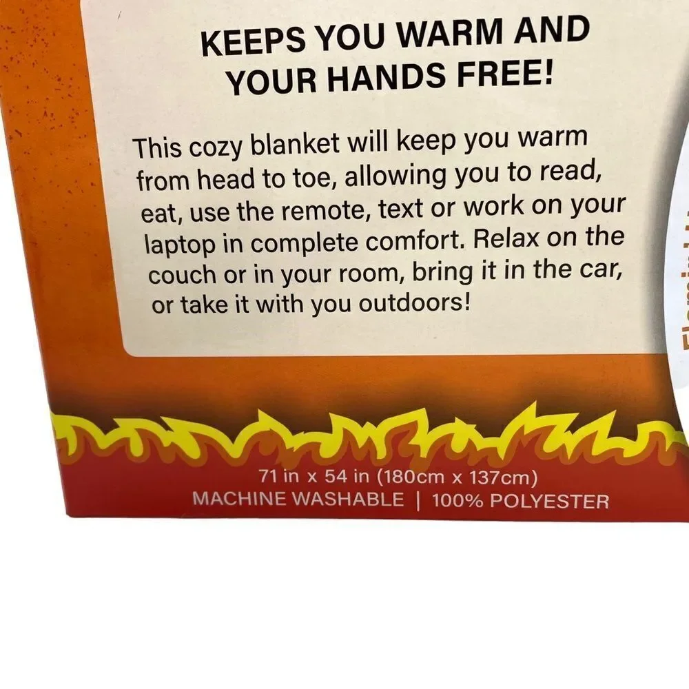 Snuggie 71” hot 54”