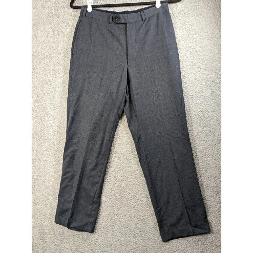 Brooks Brothers Regent Pants 42R/W36 (Actual 32x29.5) BrooksCool Wool Blend