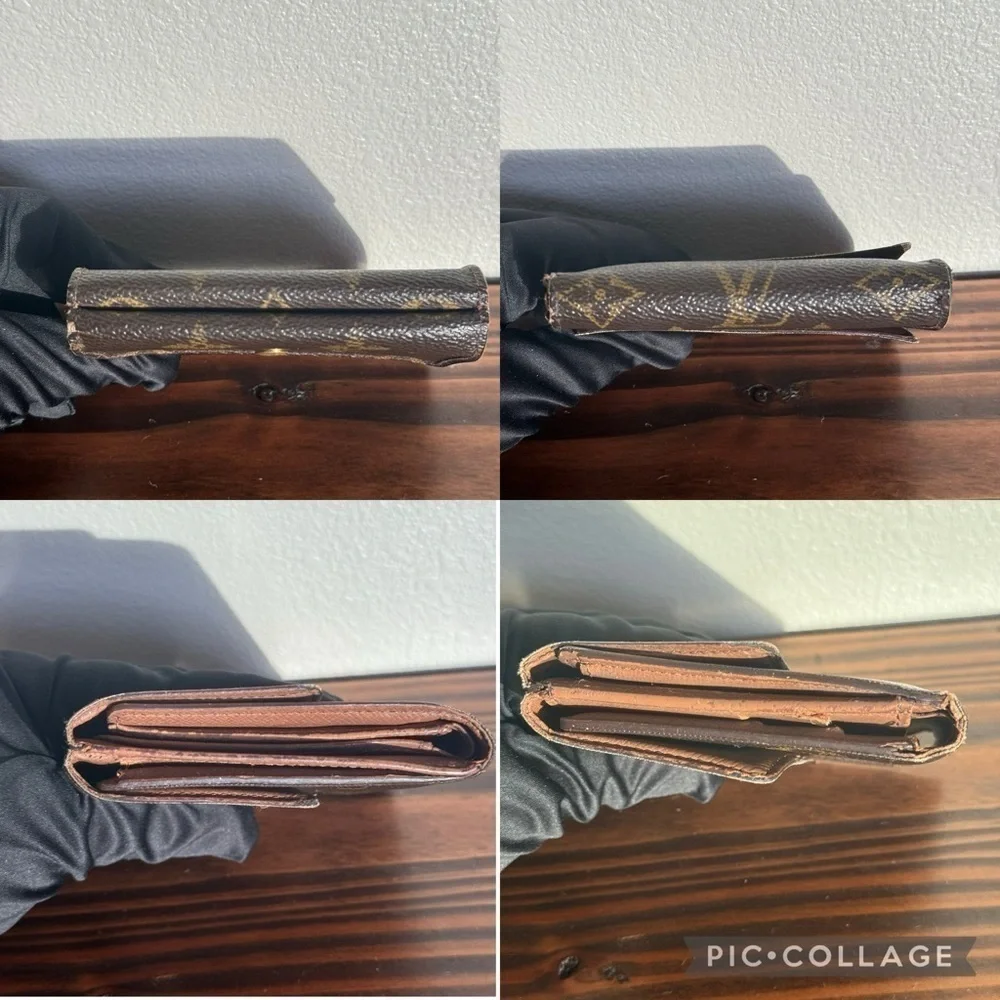 Louis Vuitton Elise Wallet Canvas Monogram