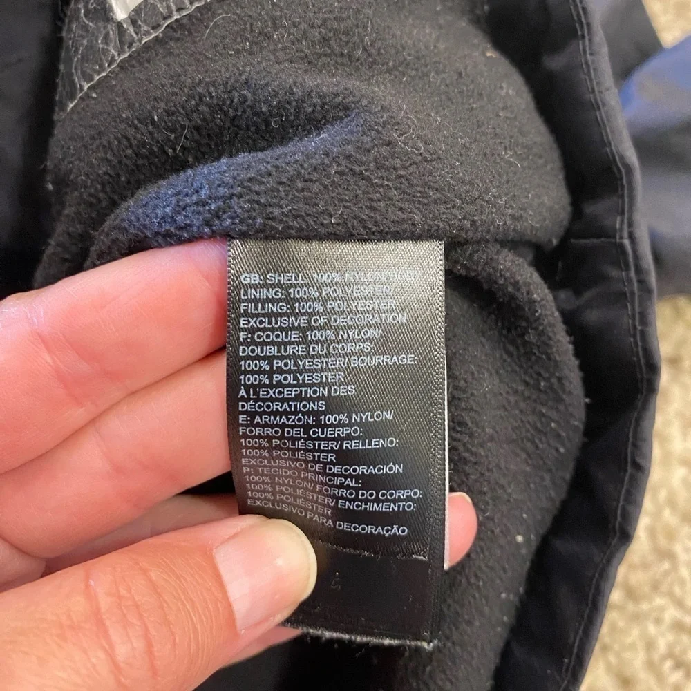 The North Face measurements xs tag