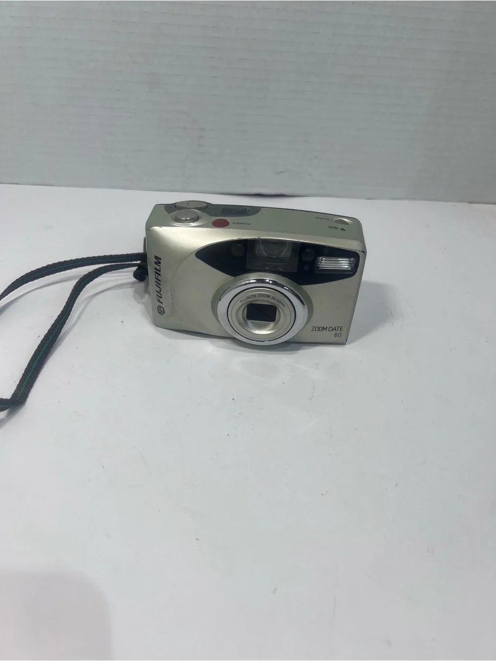 Fujifilm Silver 35mm Film Camera with Wrist Strap