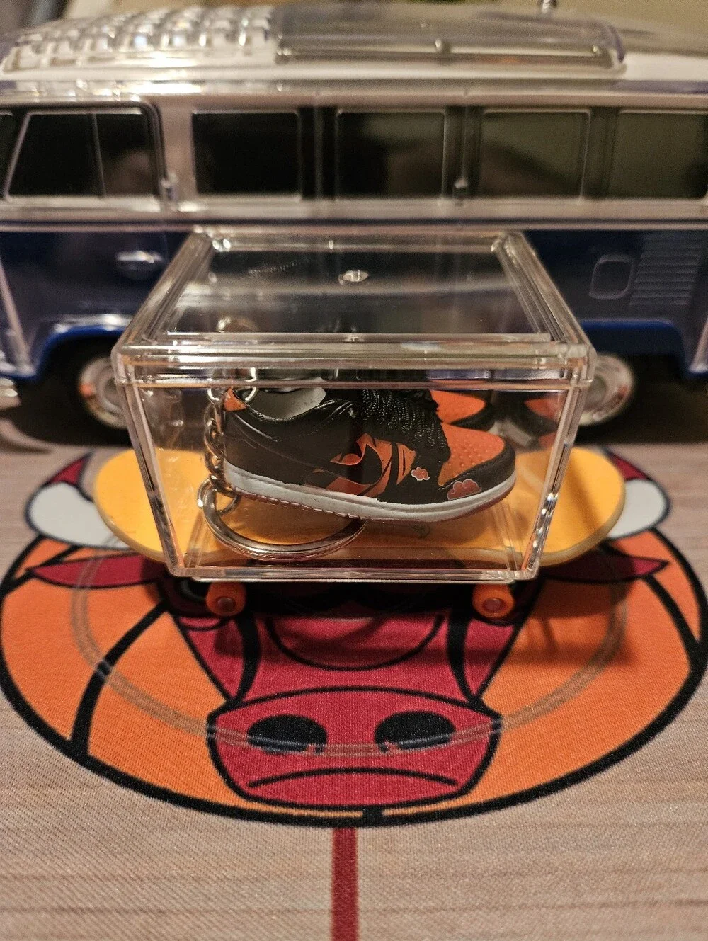 Pair of Mini sneaker keychain.