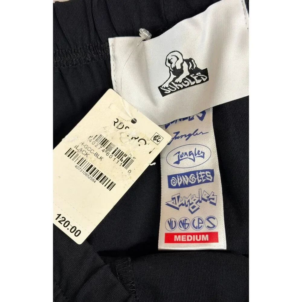 JUNGLES JUNGLES GROWTH CONNECTION CHANGE SHORTS in BLACK NWT Medium