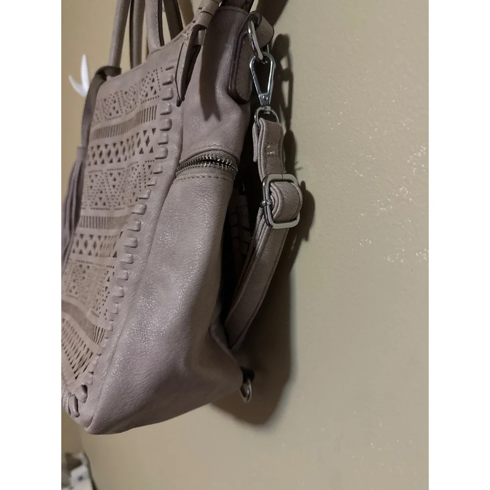 Unbranded taupe faux