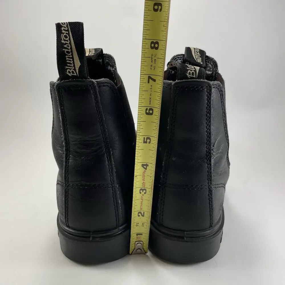 Blundstone 510 Chelsea Boots Mens Size 7 AU/US 8 Leather Slip On Ankle Black