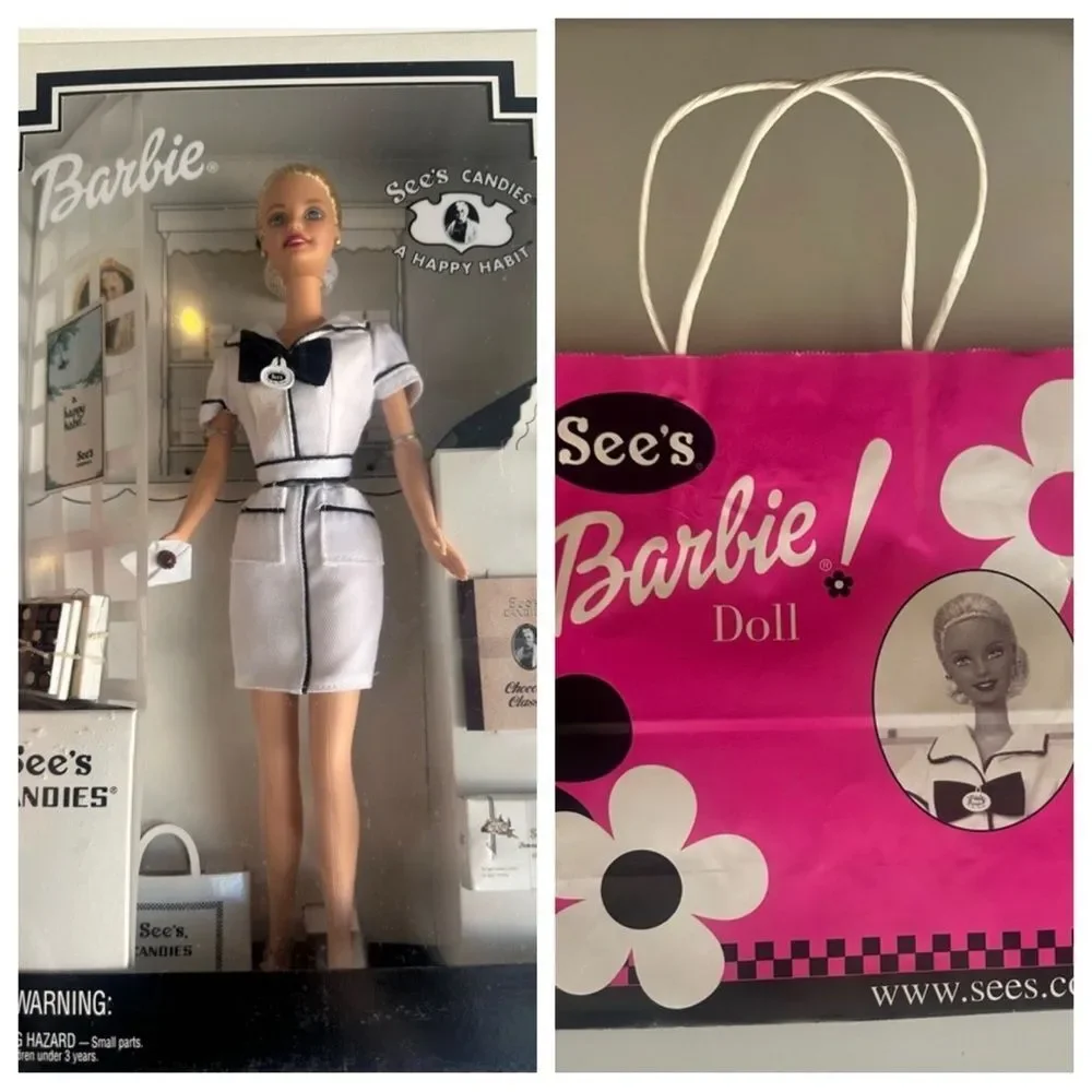 Vintage 1999 Mattel See's Candies Barbie 