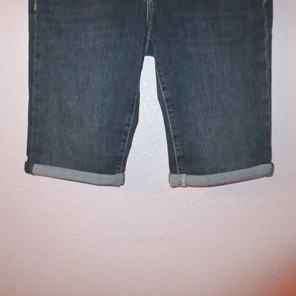 Mavi Womens Karly Denim Jean Shorts Size 27 Stretch Cuffed Dark Wash Mid Rise