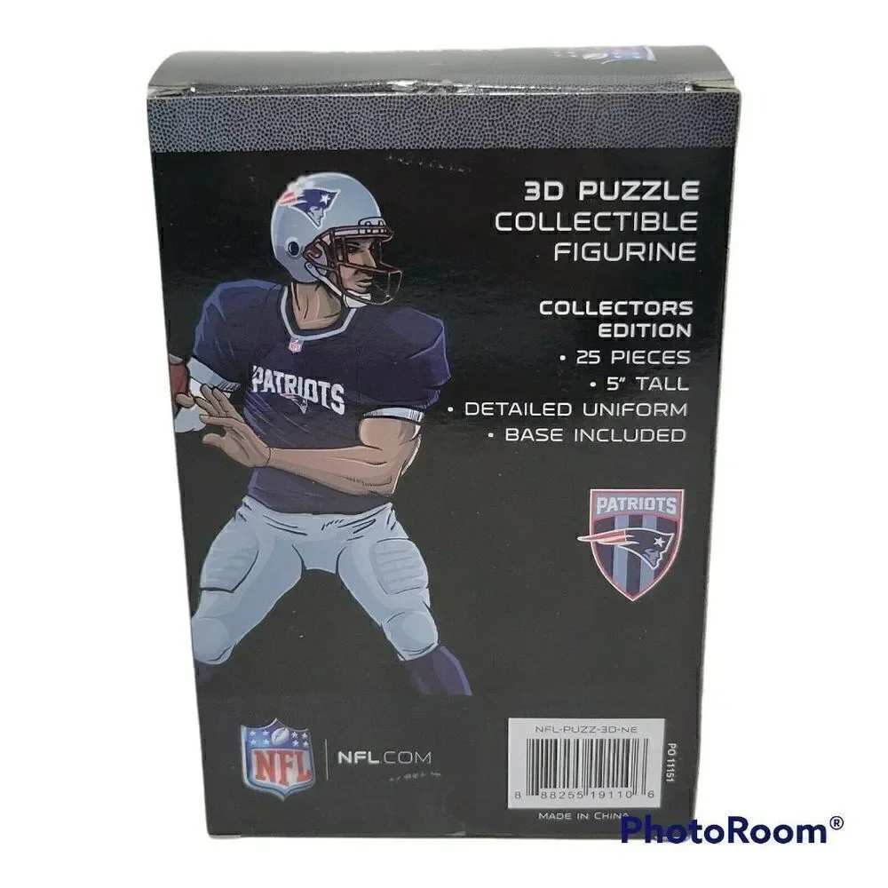 ‎New England Patriots 3D Puzzle Uniform Collectible Figurine 25 Pieces NFL Gift
