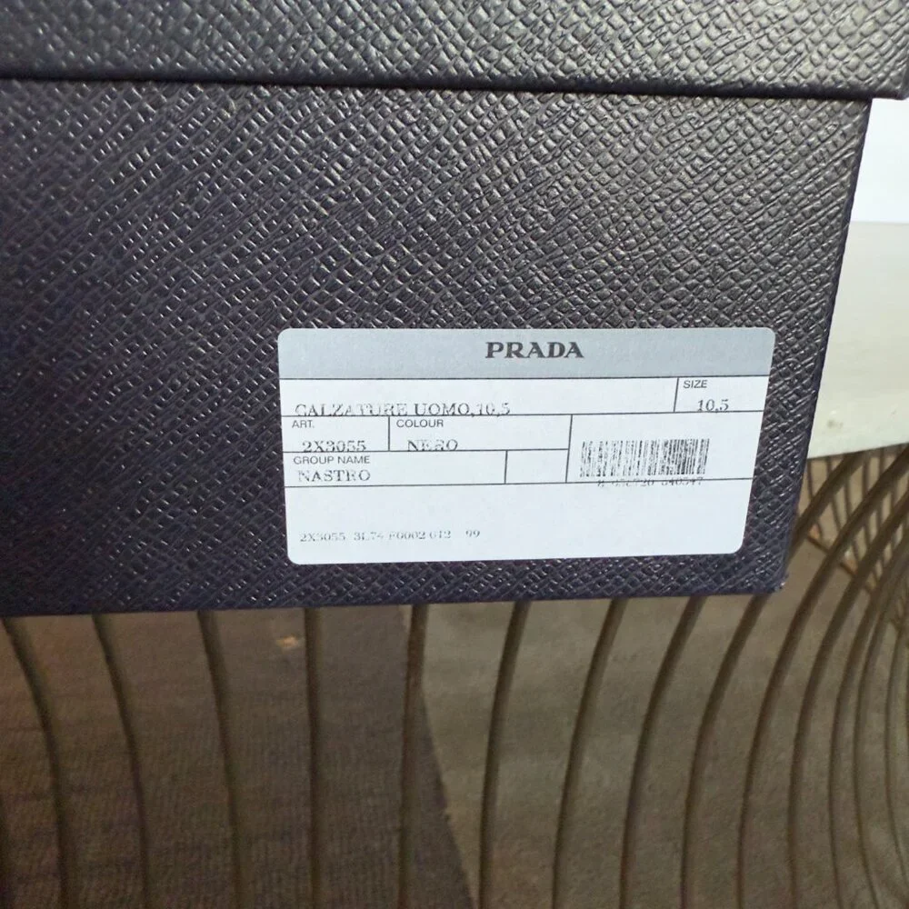Prada men leather