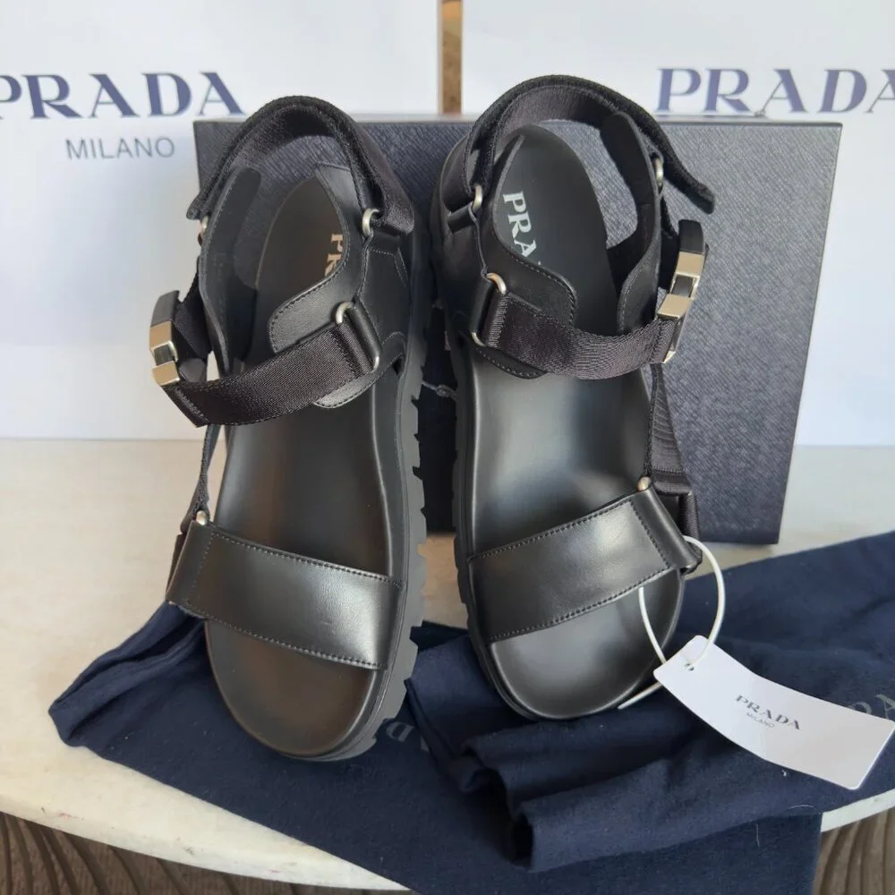 Prada men leather