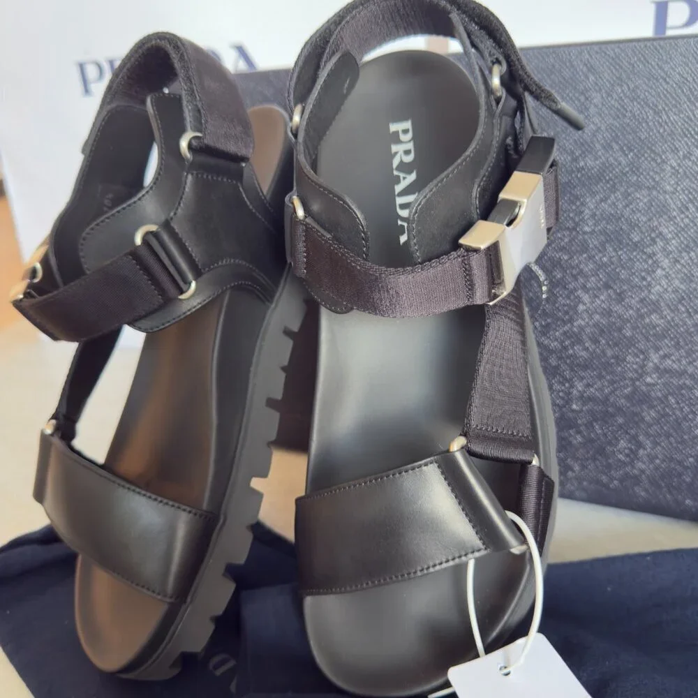 Prada men leather