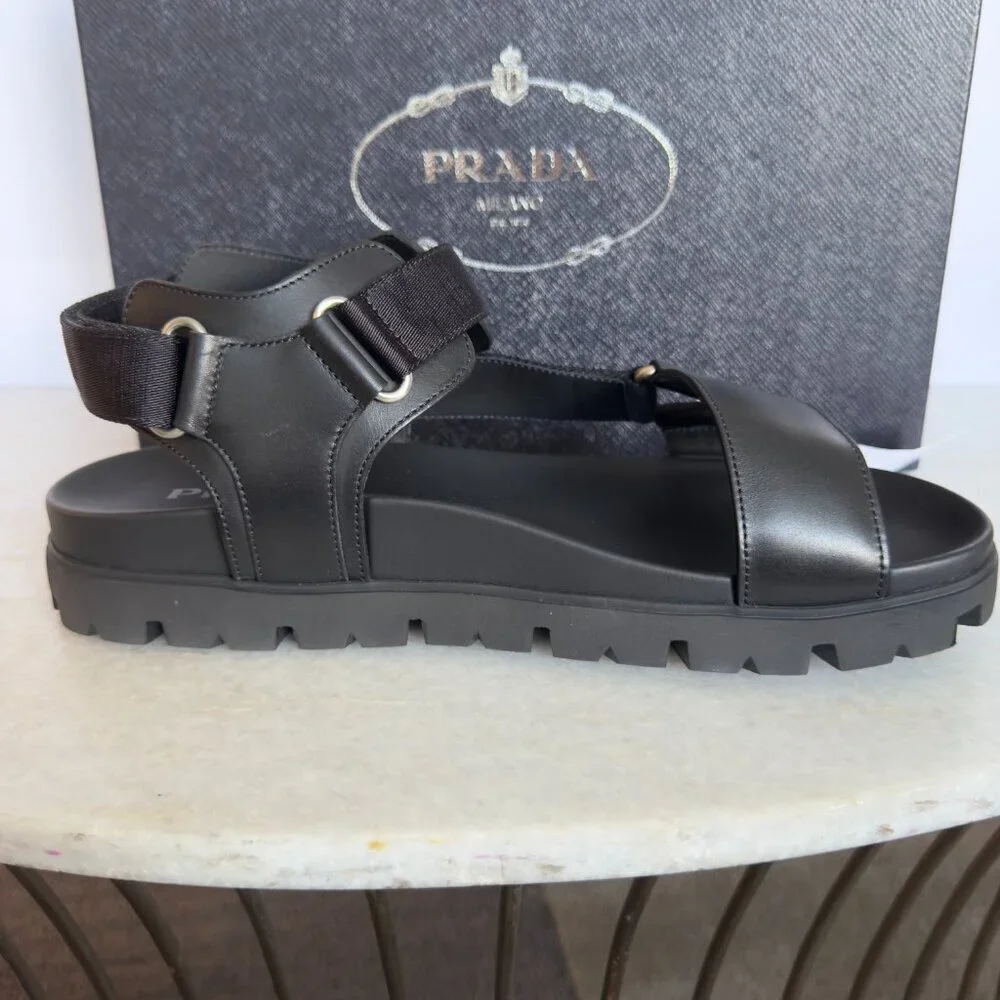Prada men leather