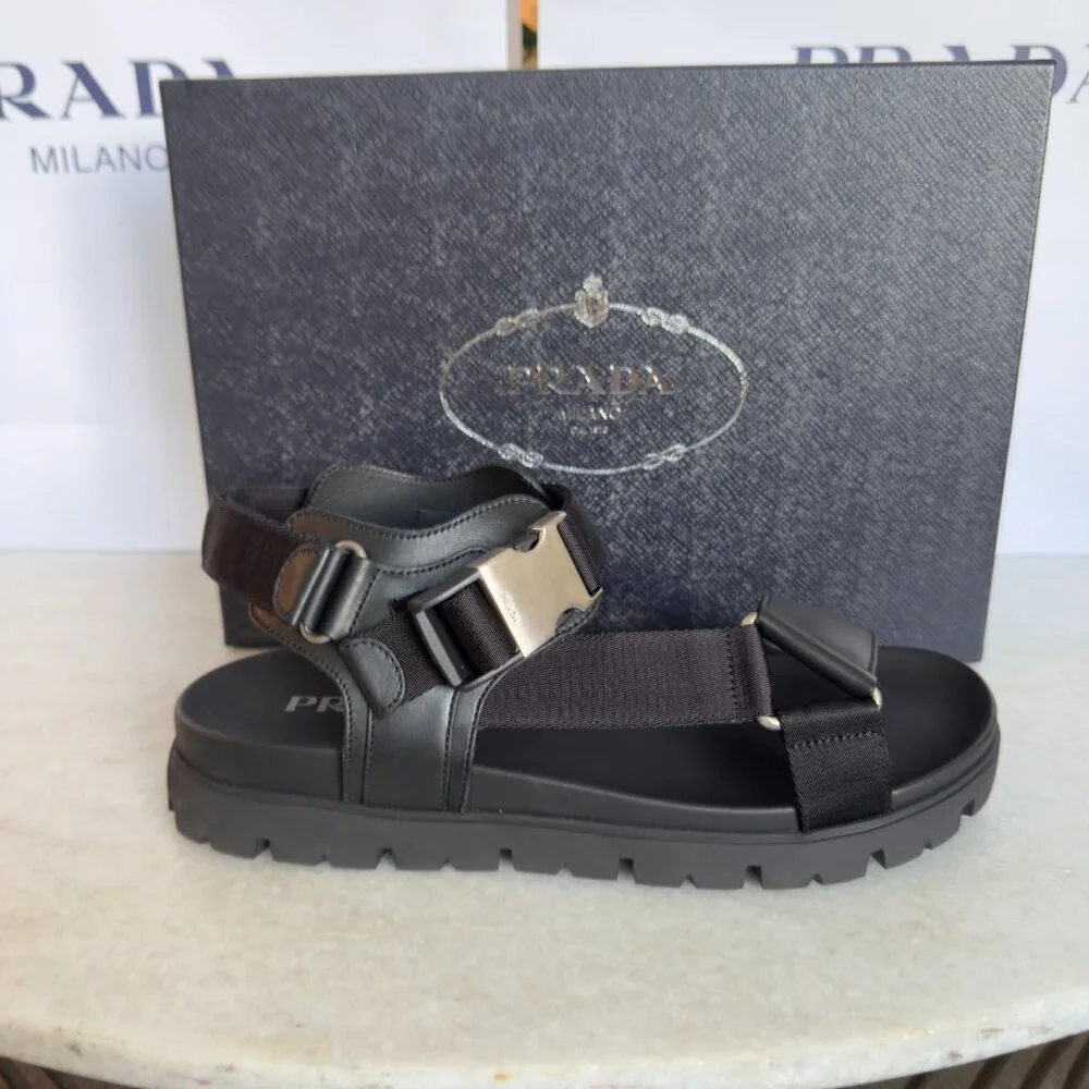 Prada men leather
