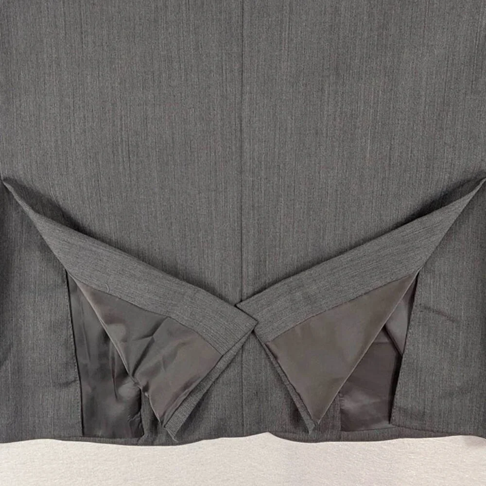 Jos A Bank Classic Collection Blazer Mens 38R 100%‎ Wool Gray 2 Button Dual Vent