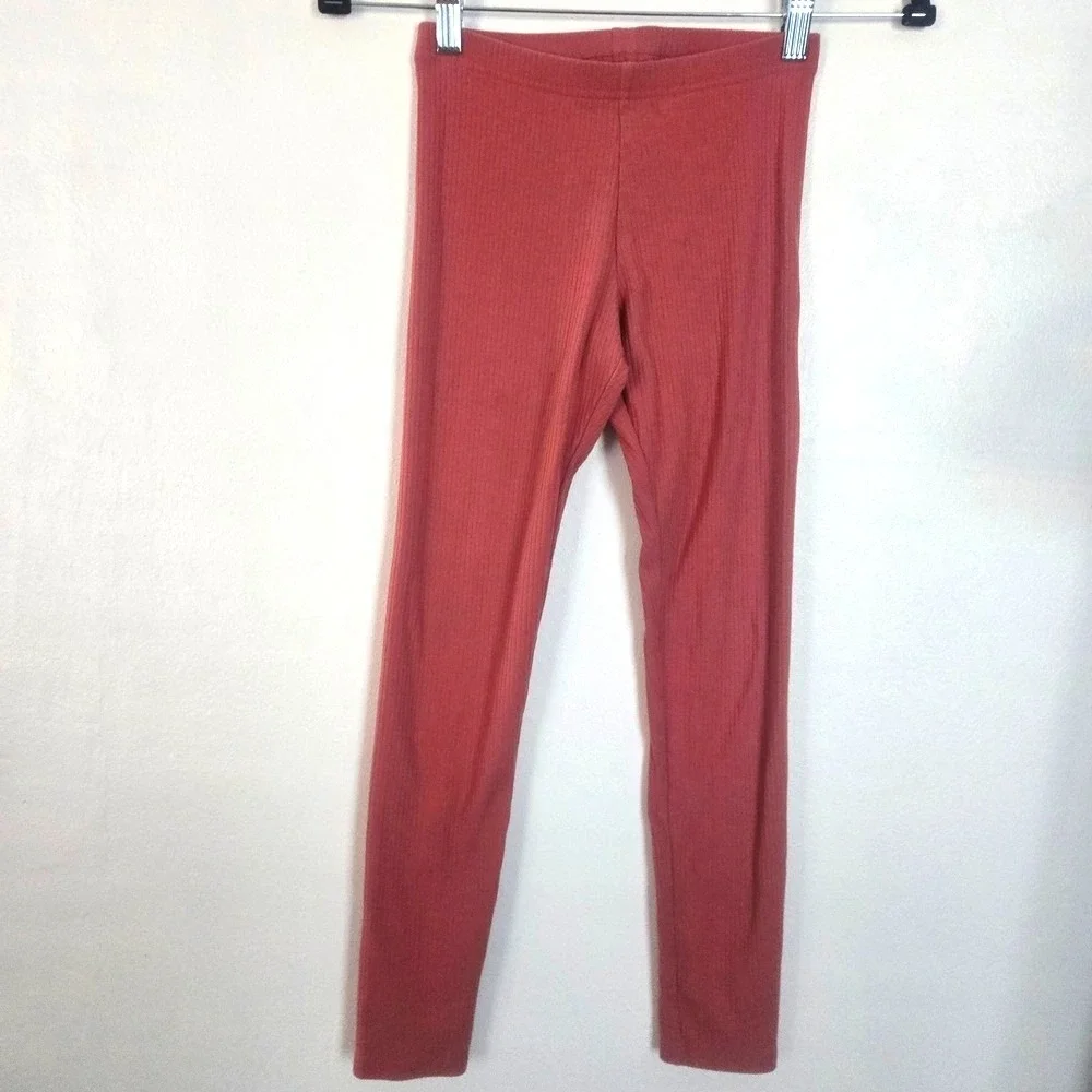 Old Navy Girls Ribbed Leggings Rose‎ pink Size L 10 12