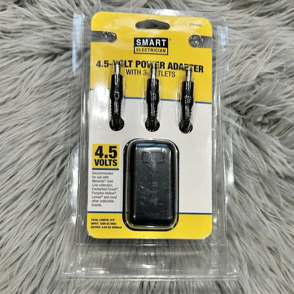 Smart Electrician‎ 4.5- Volt Power Adapter With 3-Outlets, 279-4362