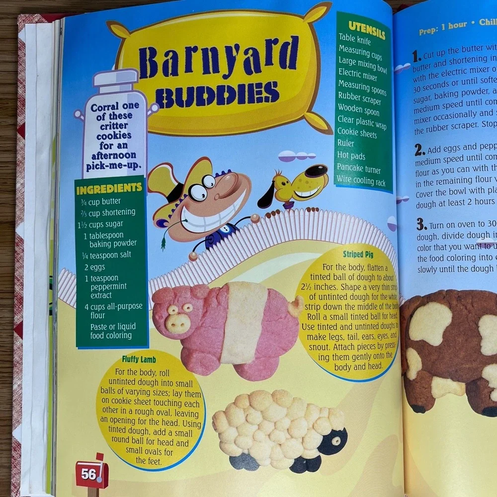 Better Homes and Gardens Kids Silly Snacks Cookbook 1998 Hardcover First Edition
