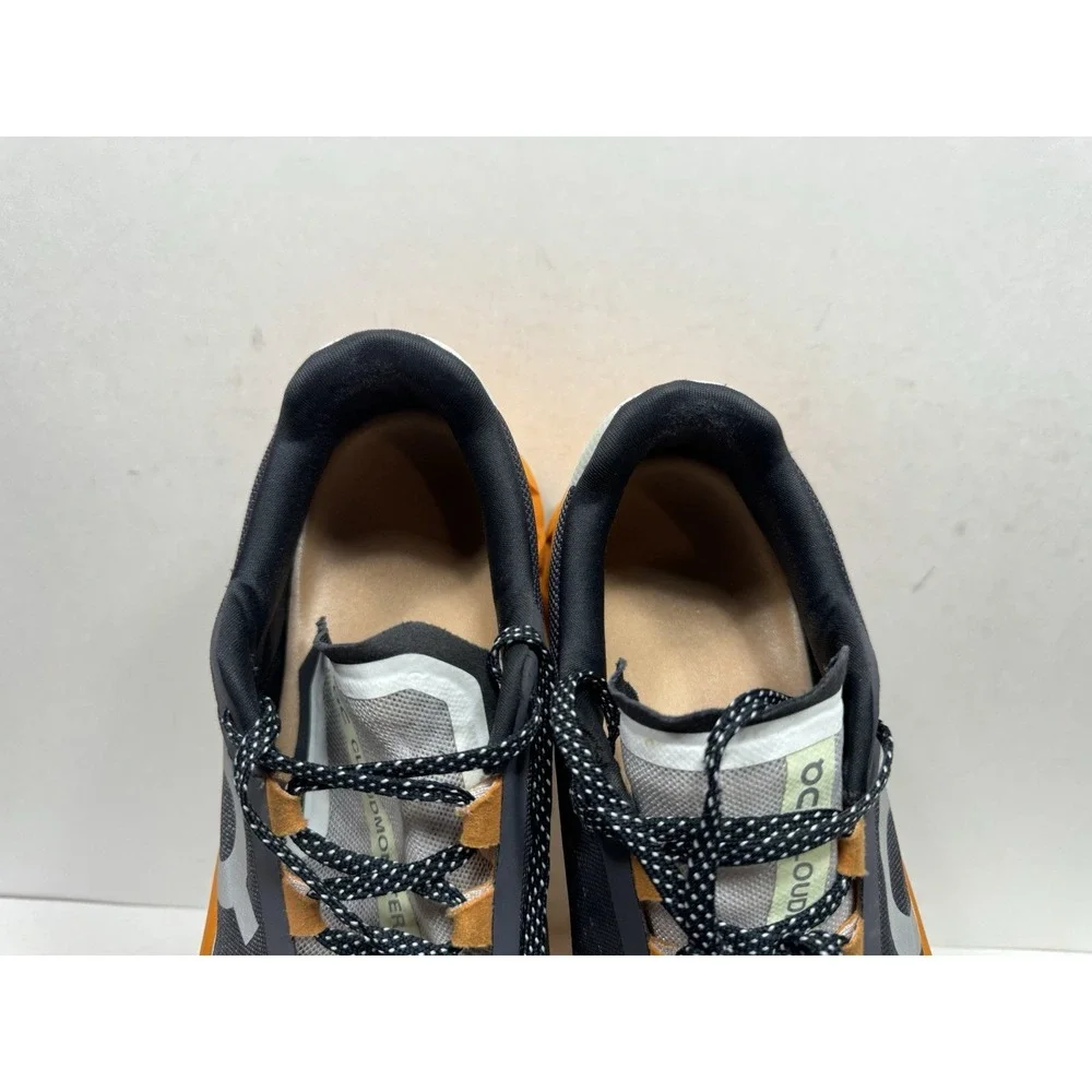 On Cloudmonster Eclipse Turmeric Orange Dark Grey 61.98656 Men's Size 12 Running