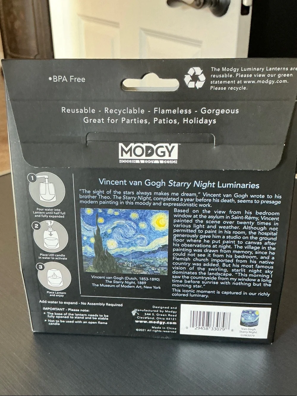 MOOGY Starry Night Luminary Lanterns - Blue/Yellow
