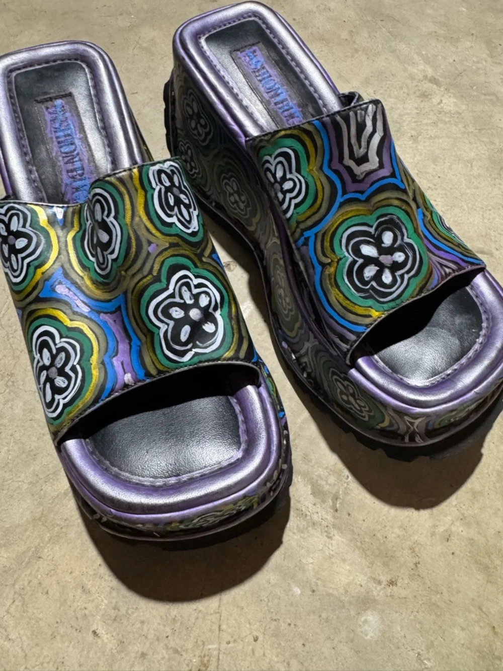 Vintage hand painted
