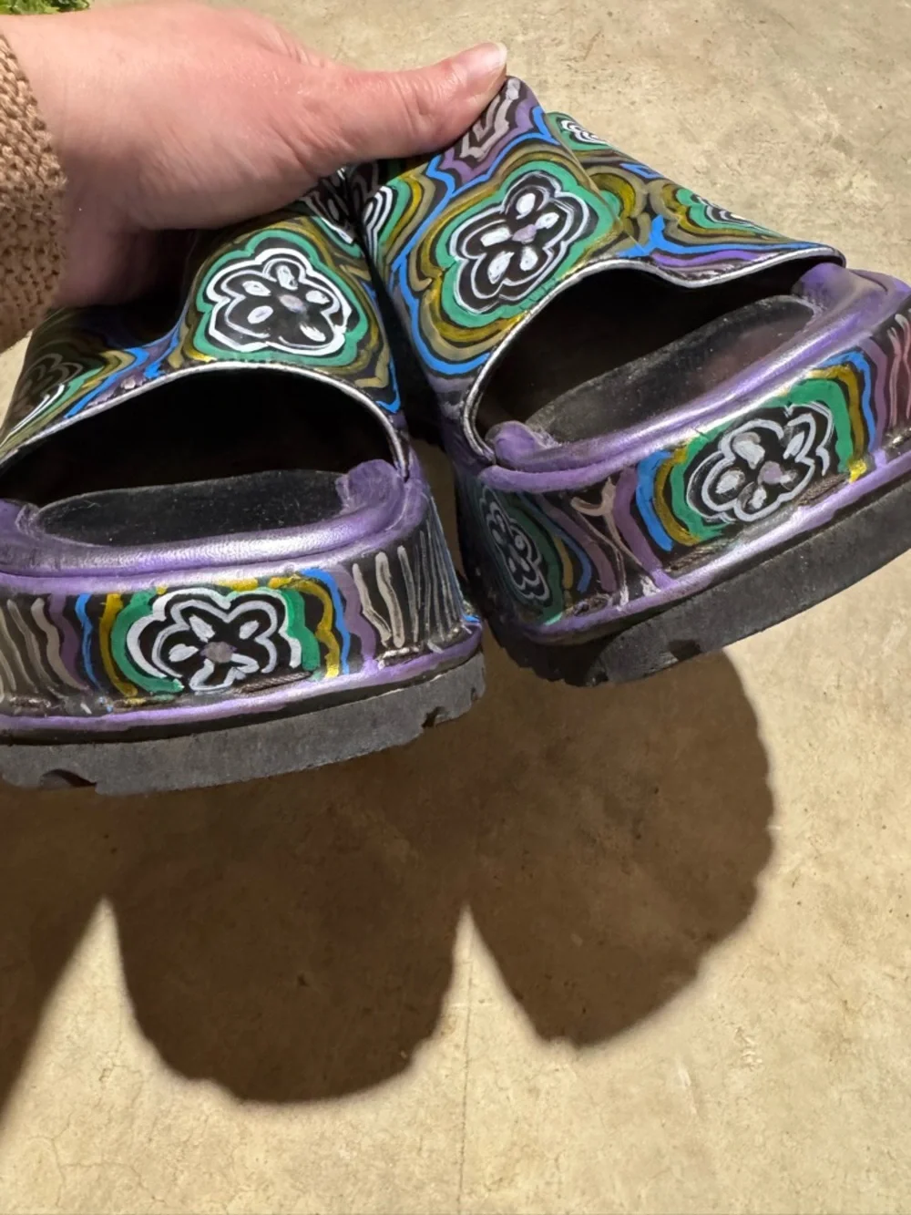 Vintage hand painted