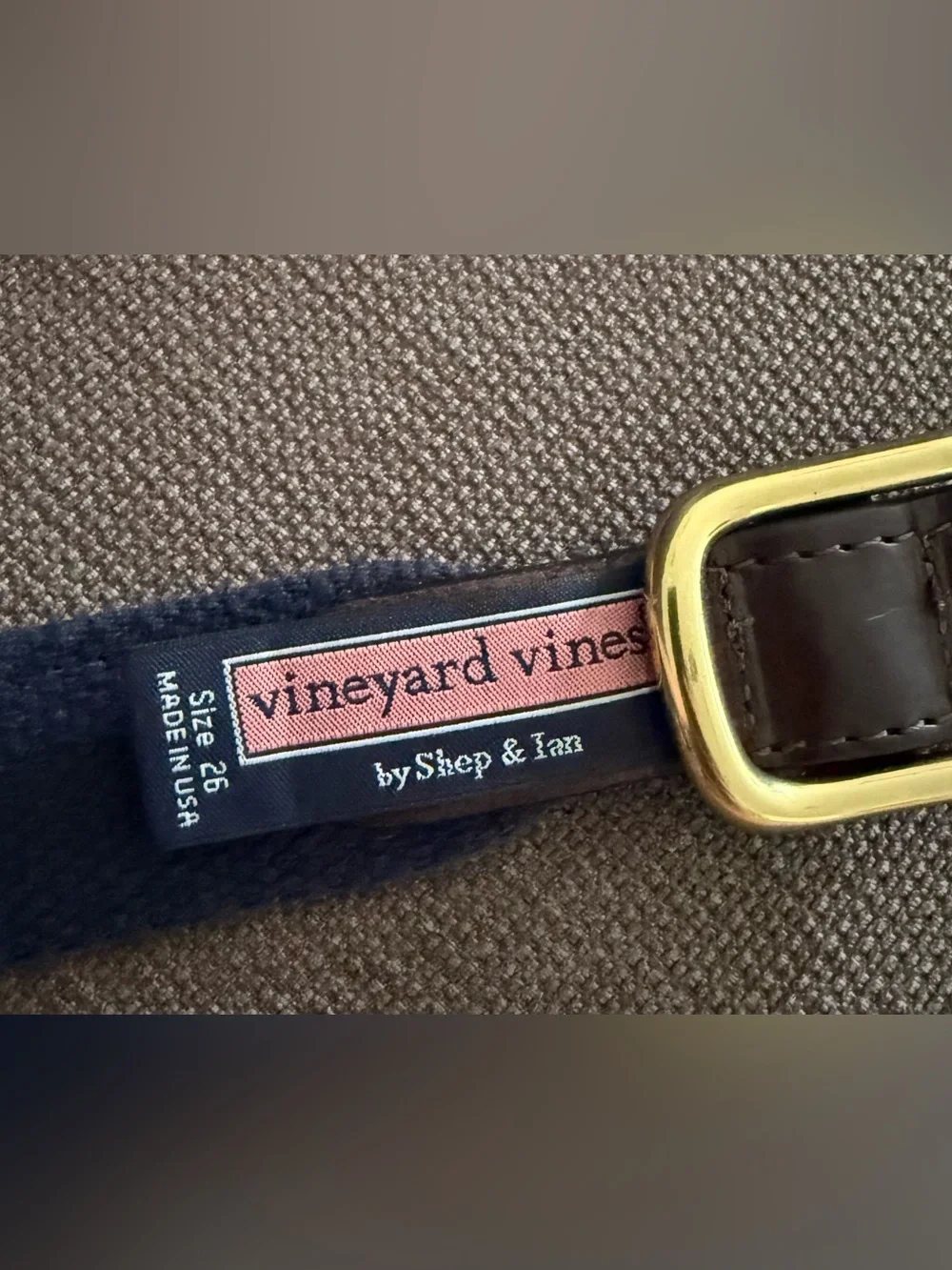 Vineyard Vines kids belt
