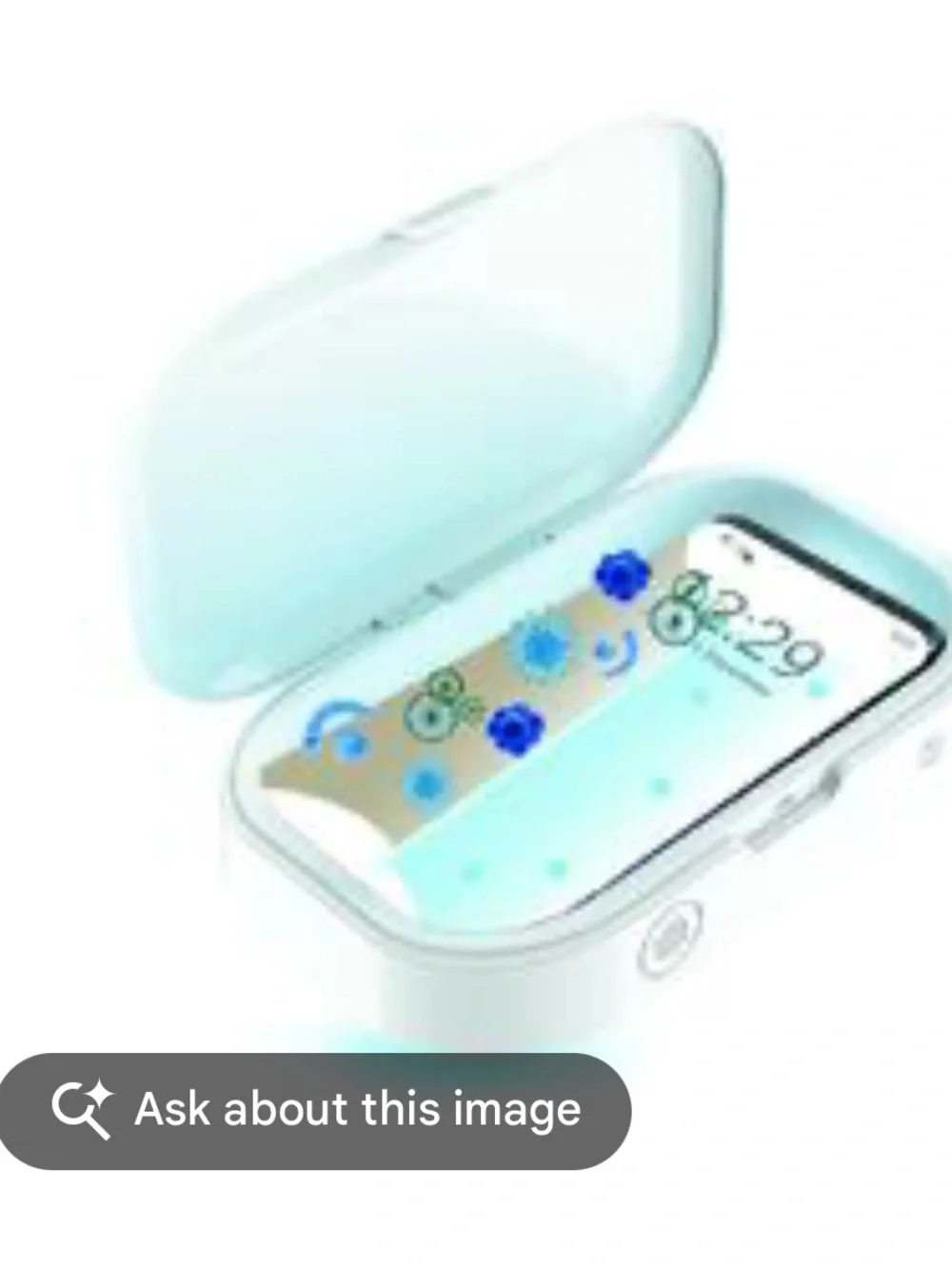 Gabba Goods White Phone & Accessory UV Sanitizer Box | New in Box