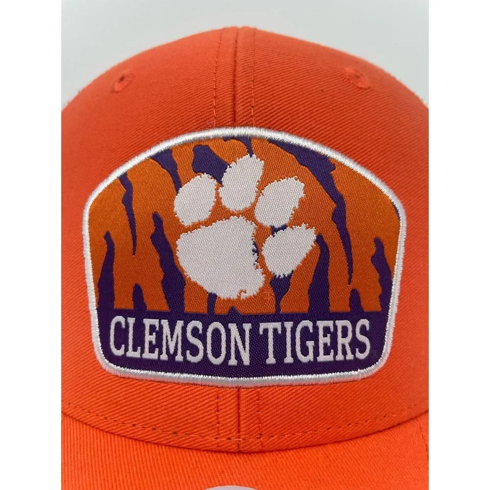 Clemson Tigers Orange Factor 47‎ Brand Trucker Snapback Adjustable Hat Cap NEW