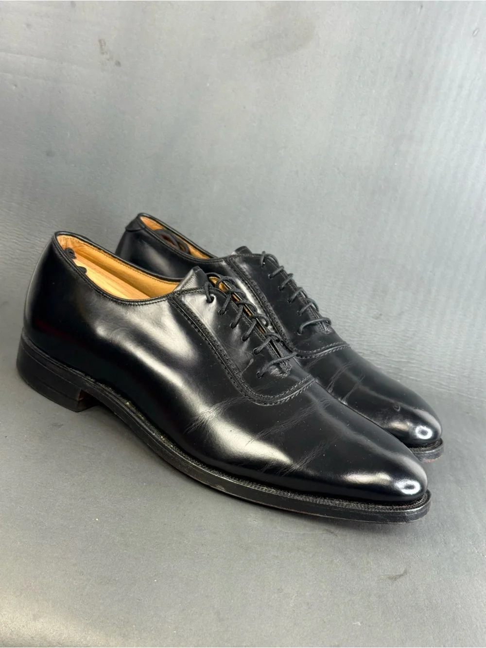 Johnston & Murphy black leather Heritage Oxford shoes men’s size 9.5