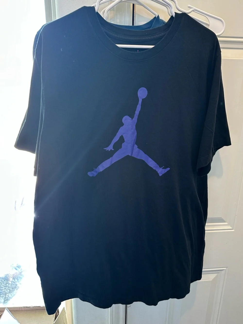 Jordan Jumpman Men's Standard Fit T-Shirt Black/Purple