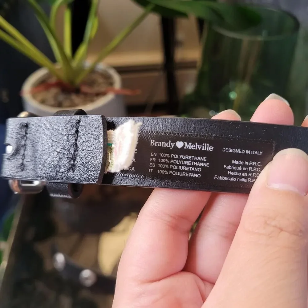 Brandy-melville Women's Black Belt