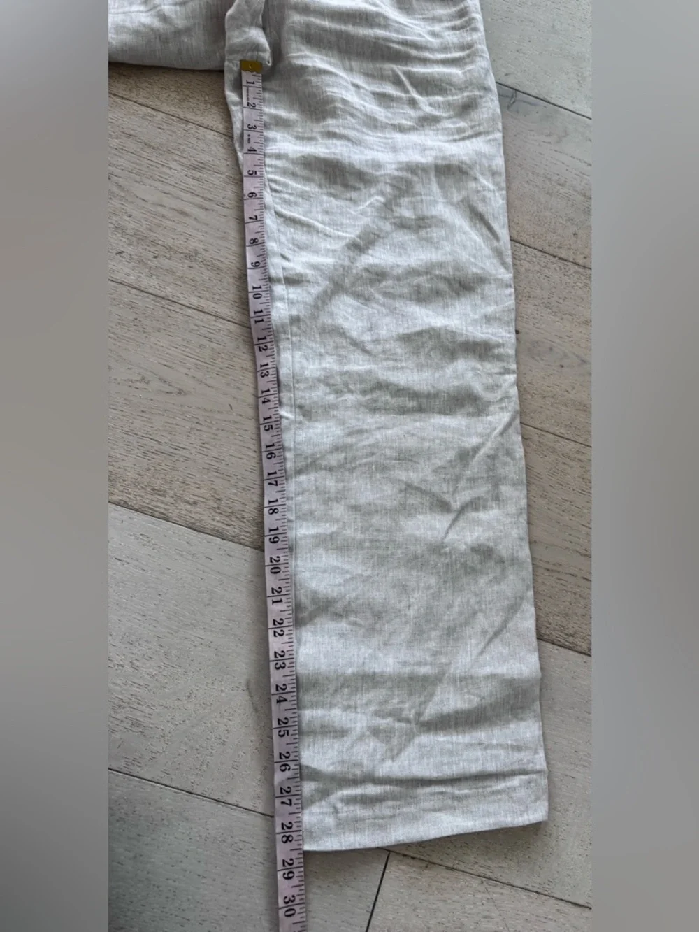 Reformation Mason Linen Pant 2P oatmeal