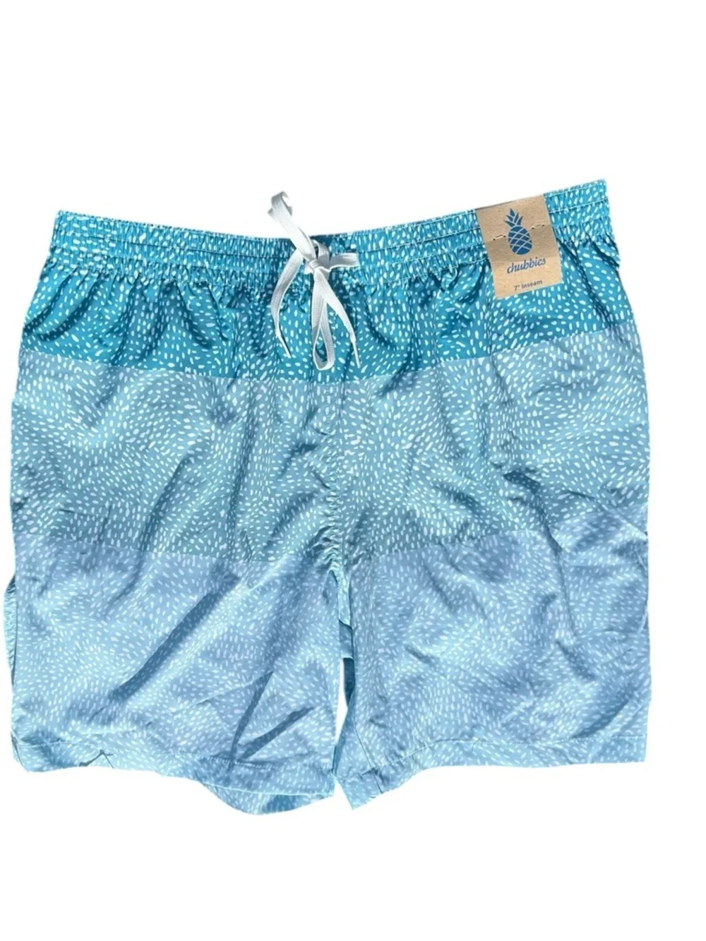 Chubbies 2XL Mens Swim trunks The Whale Sharks 7” Classic NWT