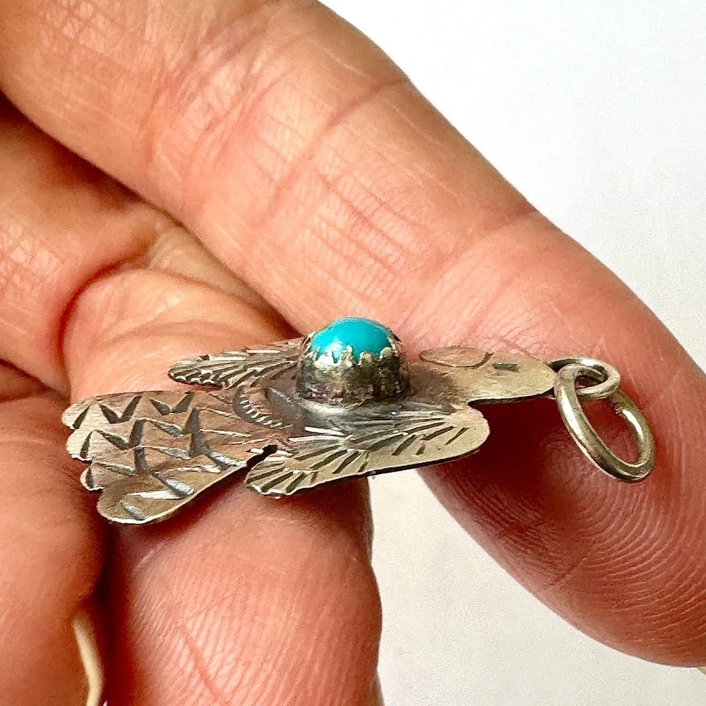 Native American Navajo Indian Turquoise Jewelry satin brushed