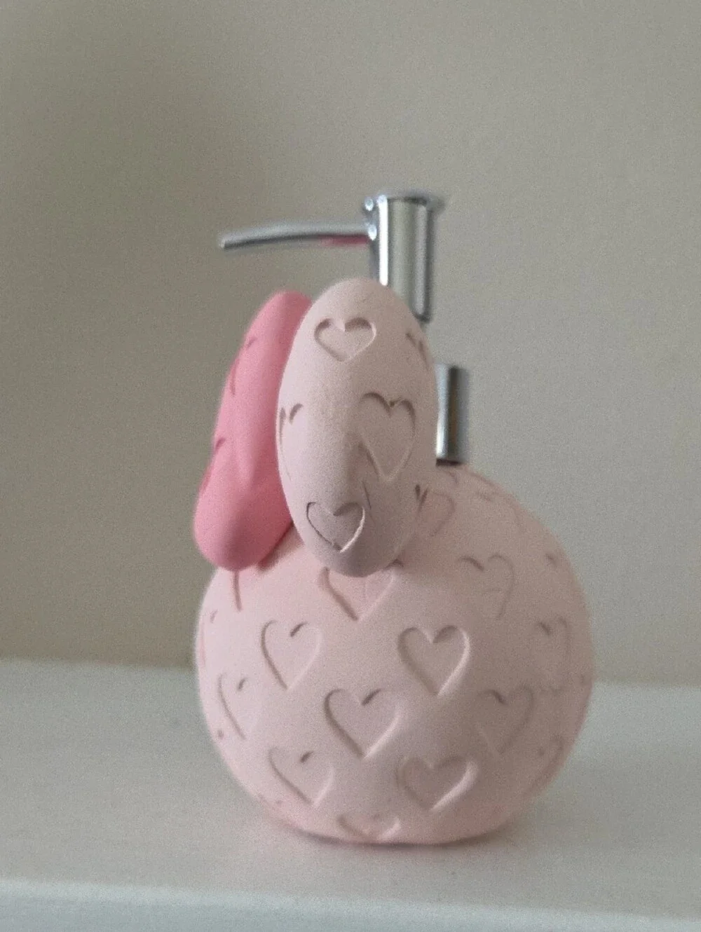 Minnie-Style Heart Bow Soap Dispenser