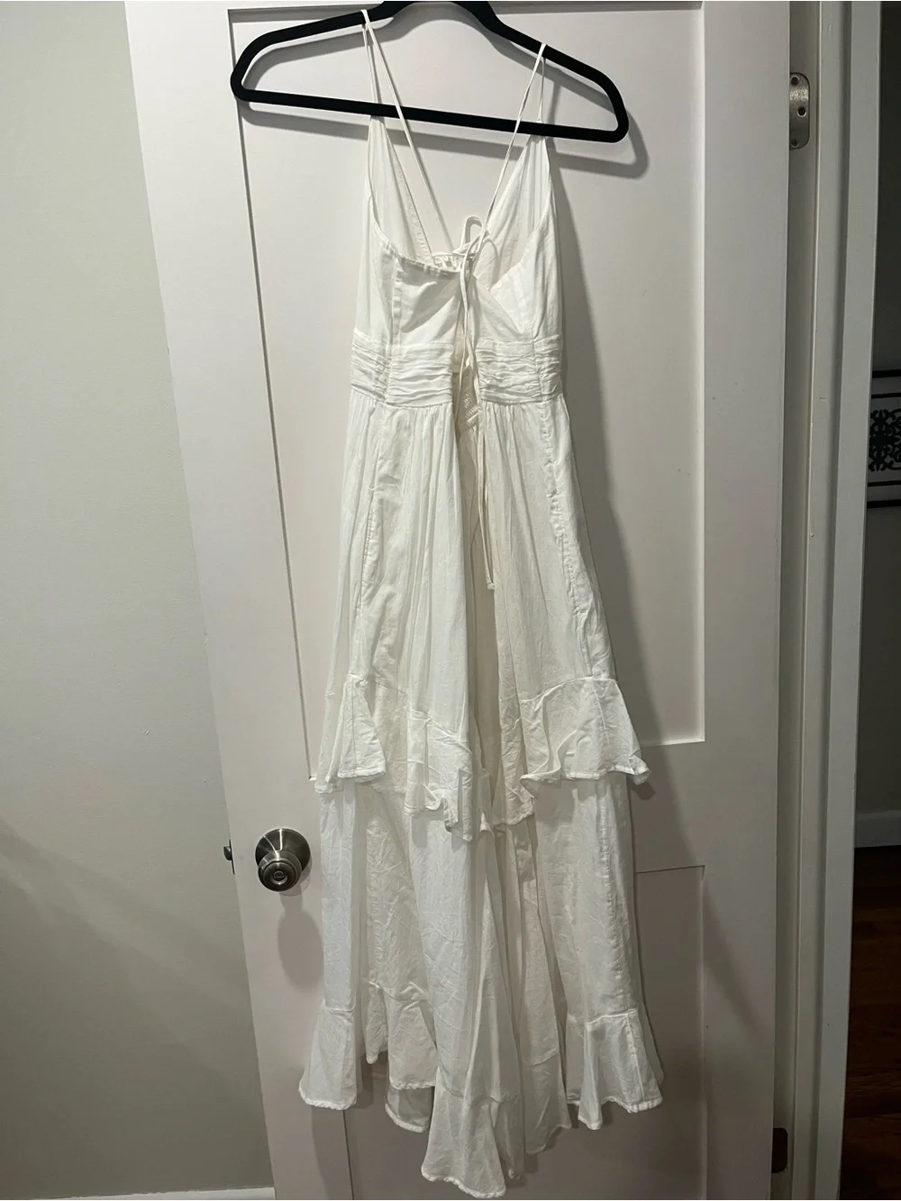 Abercrombie & Fitch White Maxi Sundress