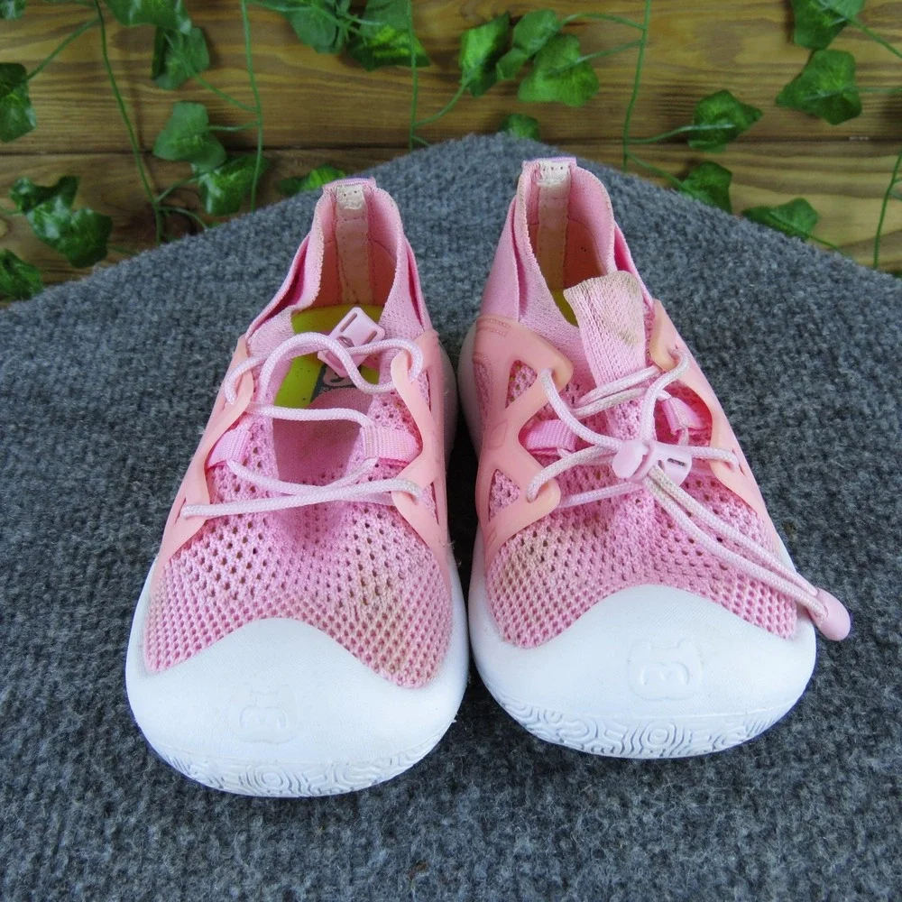 BM City Baby Sneakers Pink‎ Size 16 Mesh Hook & Loop Soft Sole
