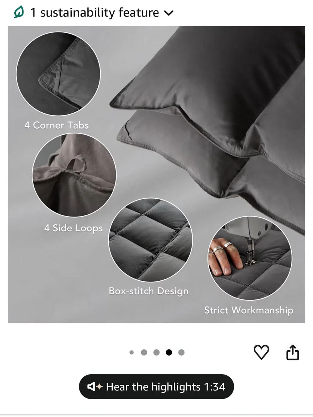 N/A incredible comforter