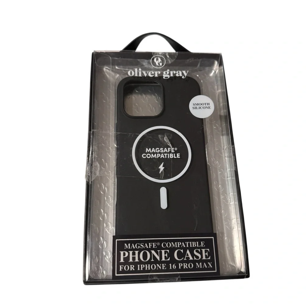 Brand New / Oliver Gray Magsafe Compatible Phone Case For iPhone 16 Pro Max