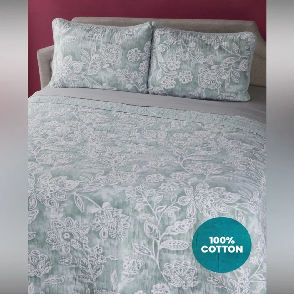 🎉LAST PIECE🎉Rachel Zoe cotton Quilt Set‎