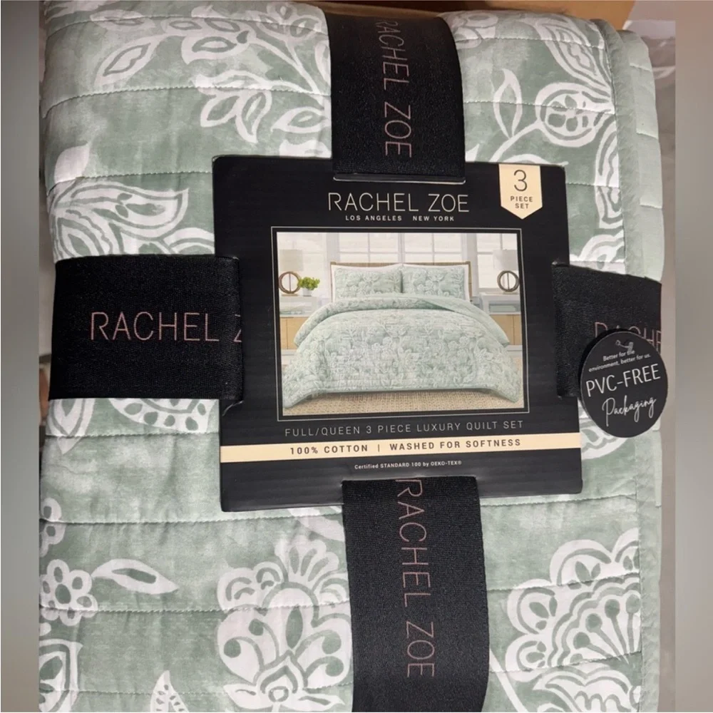 🎉LAST PIECE🎉Rachel Zoe cotton Quilt Set‎