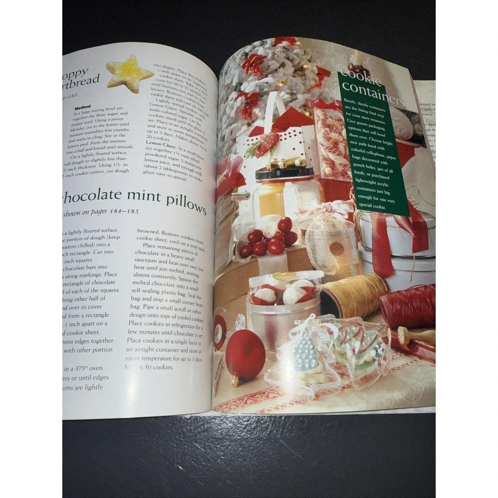 Vintage 1999 Christmas‎ All Through The House Crafts Cookbook Recipes Cook Book