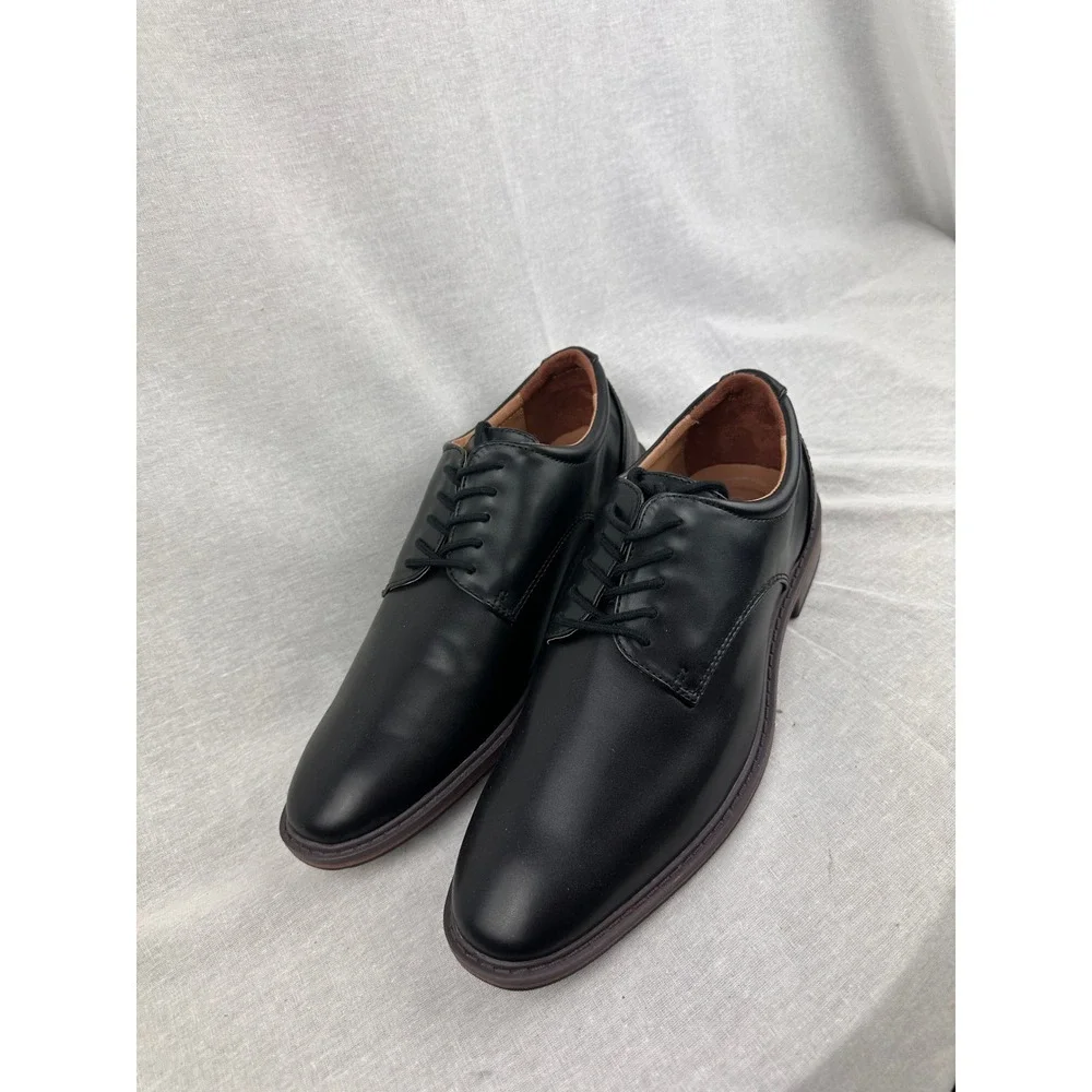 Goodfellow & Co Mens Black Derby Dress Shoes Memory Foam‎ Size 9.5
