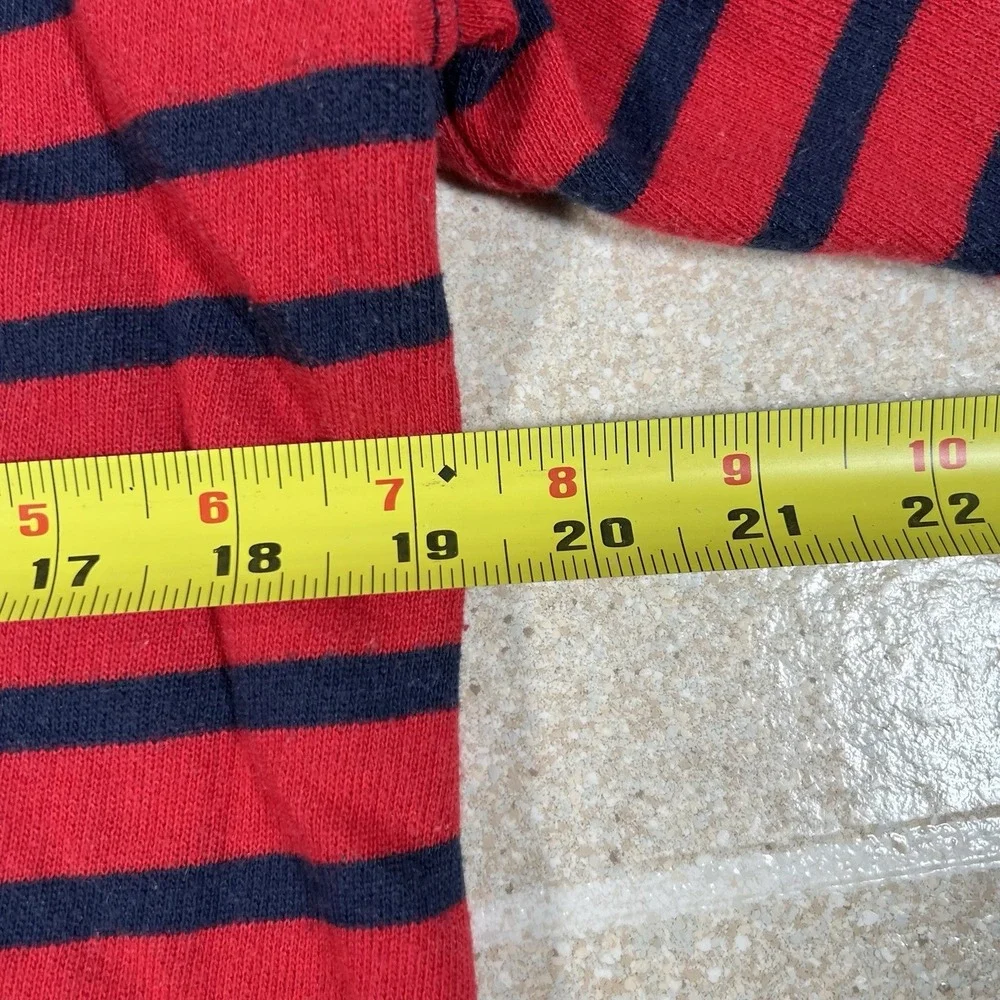 Vintage 90s Polo Ralph Lauren Pullover Hoodie Sweatshirt Mens Size Medium Stripe