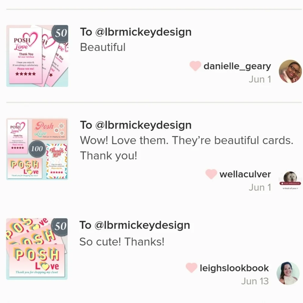 200 Assorted Thank You Cards