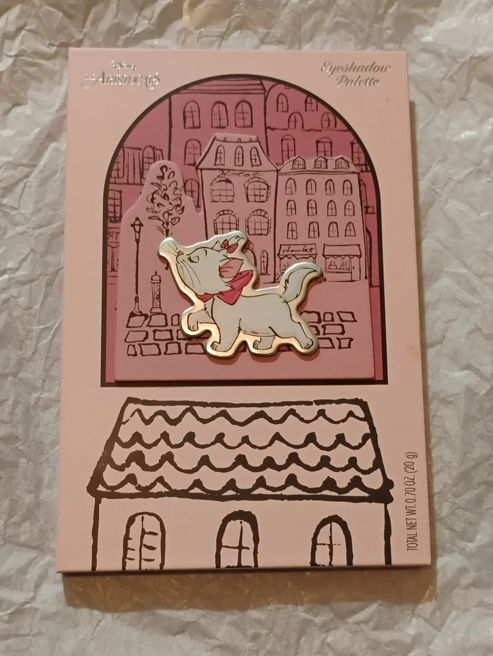 Disney Aristocrats Women Makeup Eyeshadow Palette Pink Gold Accents