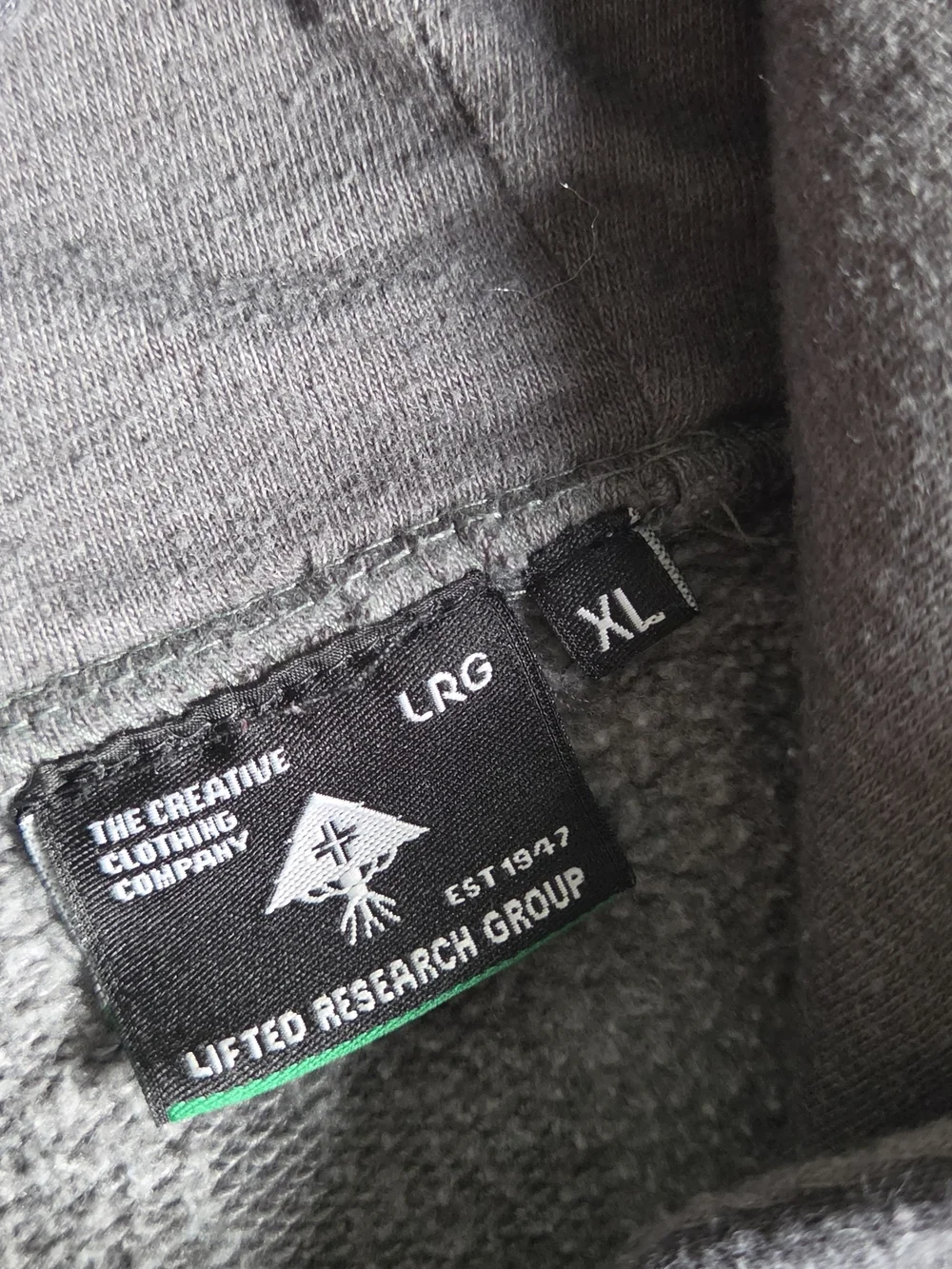 LRG Lifted Research Group Boys Graphic Pullover Hoodie XL 18-20 Gray Tiger